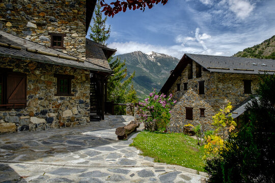 principallity of andorra spring landscapes and villages