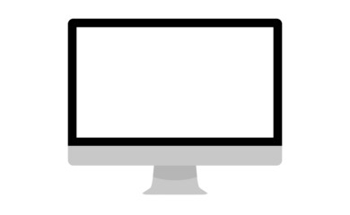 디스플레이_데스트톱 컴퓨터 모니터 일러스트