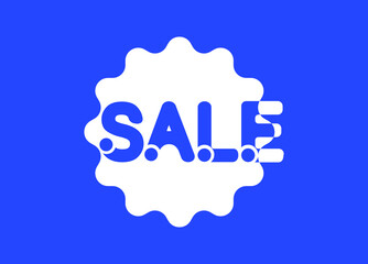 SALE letter logo and icon design template
