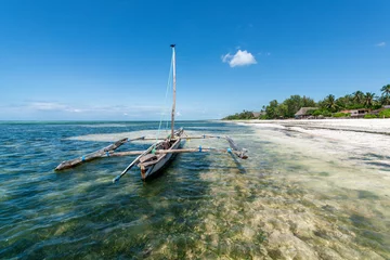 Foto op Canvas Matemwe Beach on the northeastern coast of Zanzibar Island is perfectly situated opposite the spectacular diving and snorkelling reefs of the Mnemba © JoseMaria
