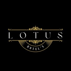 Vintage Ornate of Lotus Logo Design