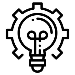 idea outline icon