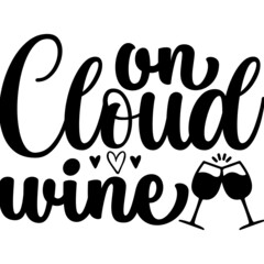 On Cloud Wine Svg
