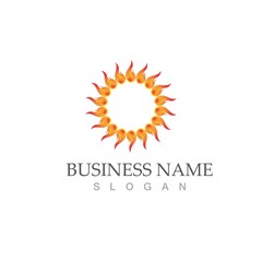 Sun Vector illustration Icon Logo