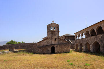Fototapeta na wymiar Monastery of Saint George in Ksamil, Albania 