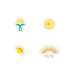 Sun Vector illustration Icon Logo