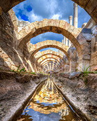 Agora of The ancient city of Smyrna in Izmir