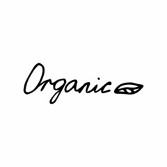 vector illustration organic logo in doodle style