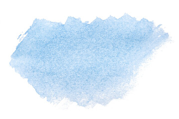 abstract acrylic watercolor paint brush stroke texture isolated on white background for logo and...