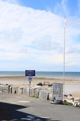Agon-Coutainville Normandie bord de mer digue