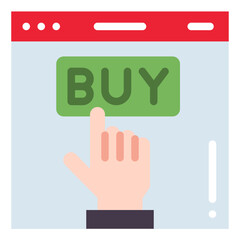 buy flat icon