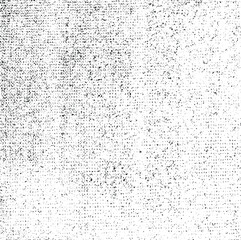 Vector fabric texture. Distressed texture of weaving fabric. Grunge background. Abstract halftone vector illustration. Overlay to create interesting effect and depth. Black isolated on white. EPS10.