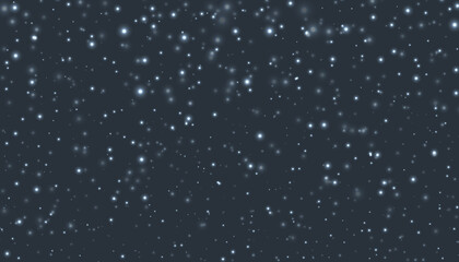  beautiful light glowing realistic abstract seamless winter background from snowfall blown by the wind,for making flyer,cover,template,decoration,card and any design.