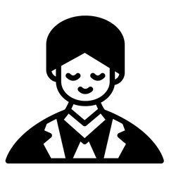 groom glyph icon