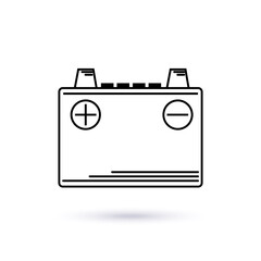 Car battery icon
