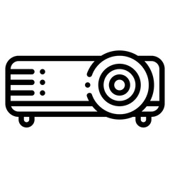 projector outline icon