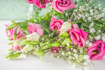 Festive floral background