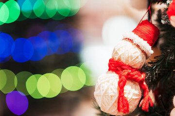 クリスマス　サンタ　雪だるま　【 クリスマス イメージ 】