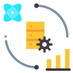 data science flat icon