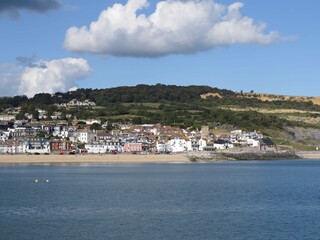 the historic seaside town of Lyme Regis also known as The Pearl of Dorset