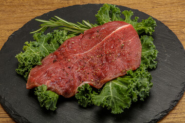 Raw beef steak for grill