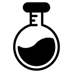 flask glyph icon