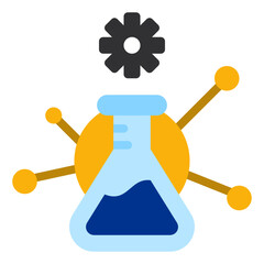research flat icon