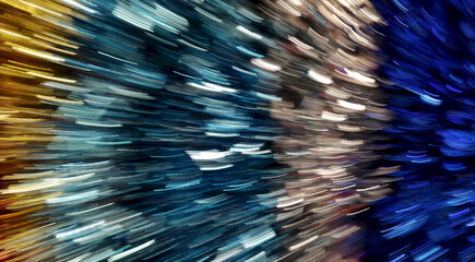 Decorazioni natalizie colorate in movimento