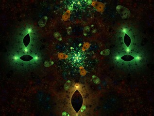 Fototapeta premium Imaginatory fractal abstract background Image