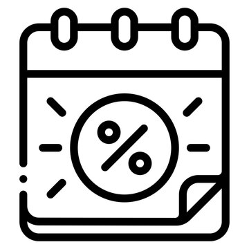recommend clip art: calendar outline icon
