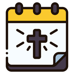 calendar filled outline icon