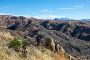 The beautiful Sonora desert mountains in Arizona