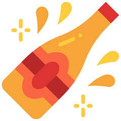 champagne flat icon