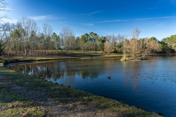 Obraz premium Lac du Cap de Bos - Hiver 2021