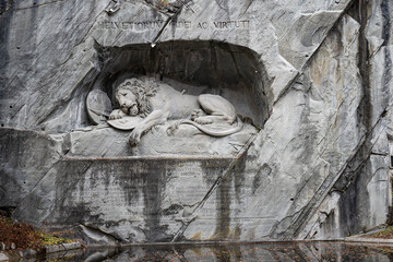 Löwendenkmal, Luzern, Schweiz