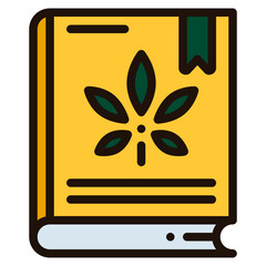 book filled outline icon