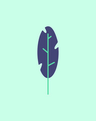 Cartoon style tree illustration isolated on colored background, can be used as design element