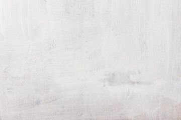Fibreboard painted white