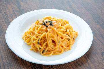 明太子スパゲッティー
