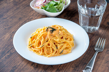 明太子スパゲッティー
