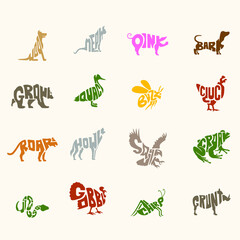 16 Unique Typography Animals