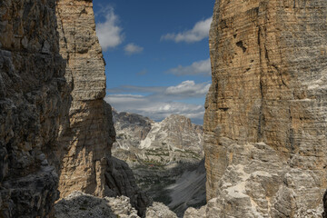 Between the Cime - taken on descent from Cima Ovest of Tre Cime in the Dolomites