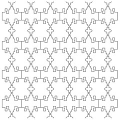 Luxury design Ornaments, Aztecs Black White pattern, texture, background