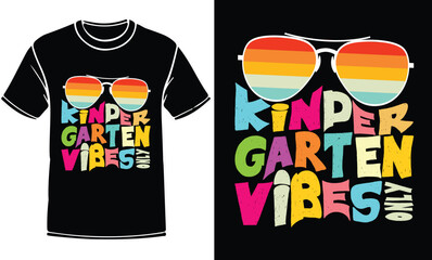 kindergarten vibes t shirt design. kindergarten t shirt design, Hello preschool, Kindergarten, Pre-k, school, teacher, grade, vintage, t shirt, t shirt design, mug, banner, vector, poster,card, label.