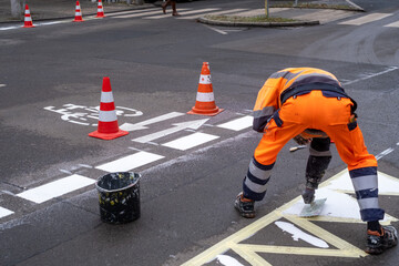 Establishment of a bicycle street in Berlin Prenzlauer Berg