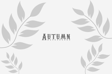  Vector background autumn flat style. Vector illustration