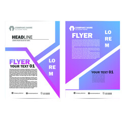 Modern brochure / flyer design template