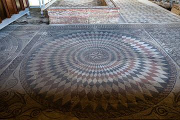 Museum of the Roman amphitheater, Casa del Anfiteatro at Merida, Spain