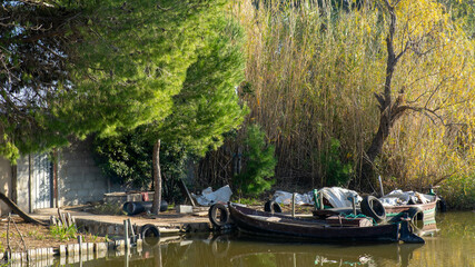 Embarcación típica de la albufera Valenciana