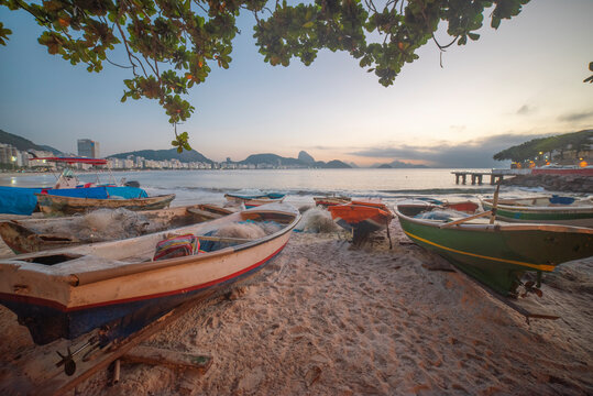 boats of fishermen of Rio de Janeiro.